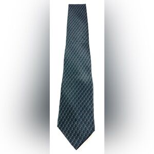 Arrow Men's Necktie 100% Silk Tie Gray Geometric Pattern 2831